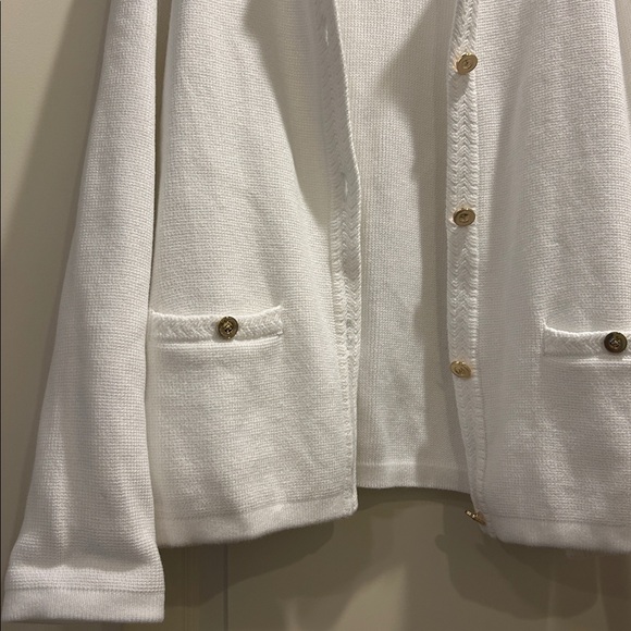 J Crew Factory Cotton lady jacket cardigan sweater - Picture 3 of 6